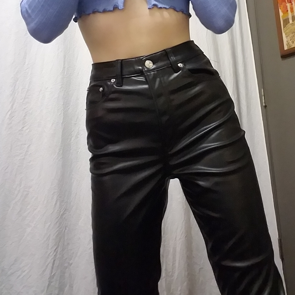 Leather Skinny Pants